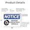 Signmission Drivers Chock Your Wheels OSHA Notice Sign, Plastic, 18in W x 12in L, 2PK OS-2PACK-NS-P-1218-L-15512 - alternate 7
